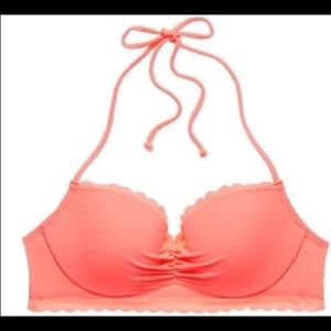 Victoria’s Secret Getaway Halter Neon Bikini Top